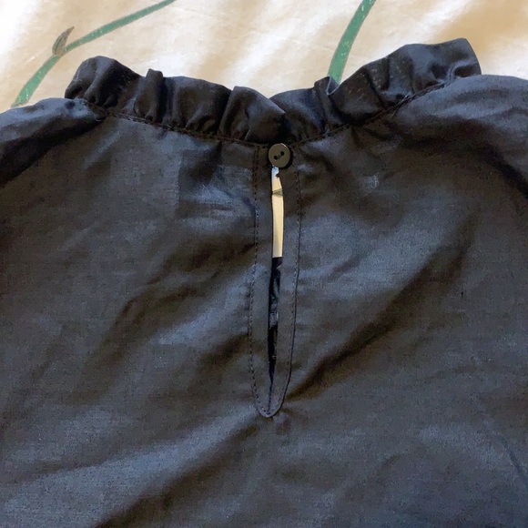 Black Ruched Top - Picture 3 of 3